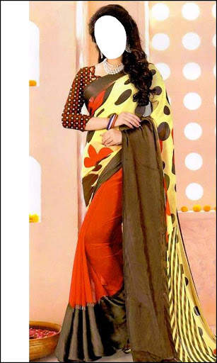 Women Fashion Chiffon Silk Saree Photo Editor screenshot 2