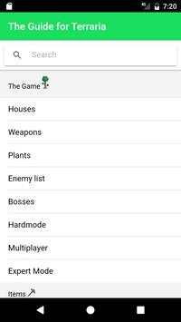The Guide for Terraria скриншот 1