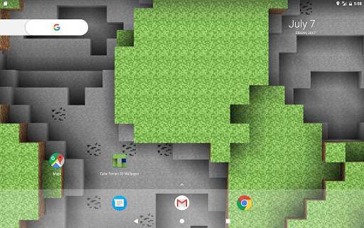Cube Terrain 3D Live Wallpaper screenshot 13