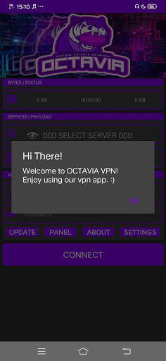 Octavia VPN screenshot 1