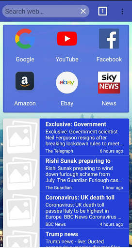 Wavey Browser screenshot 1