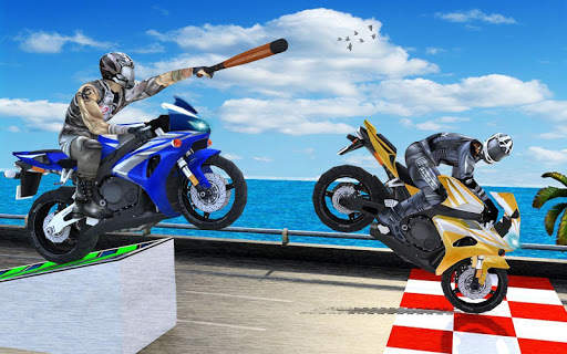 Highway Bike Stunt: Bike Racing Game screenshot 4