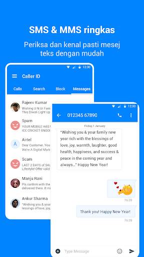 ID pemanggil, Dialer Telefon screenshot 4