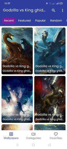 Godzilla vs King ghidorah and Kong Wallpaper screenshot 5