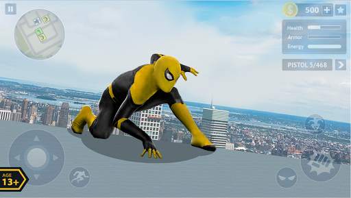 Flying Spider Rope Hero - Super Vice Town Crime screenshot 3