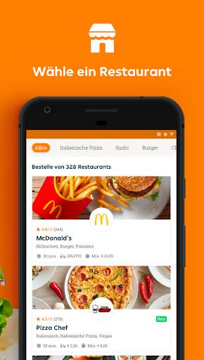Takeaway.com - Schweiz screenshot 2