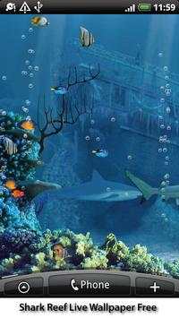 Shark Reef Live Wallpaper Free screenshot 2