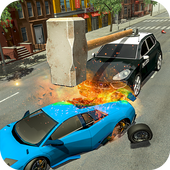 ikon Polisi AS Chase Hammer Car Crash Simulator Game