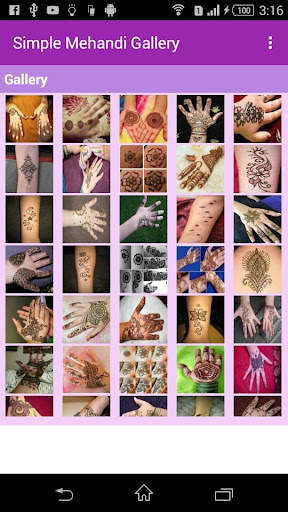 Simple Mehandi Designs Gallery screenshot 2