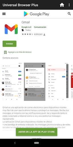 Universal Browser Plus screenshot 2