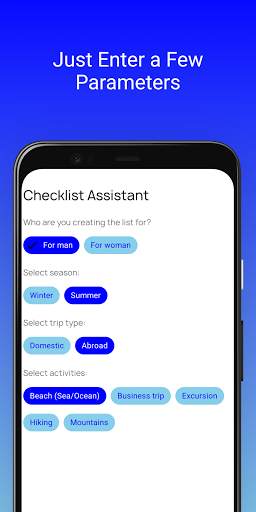 Baggage Packing Checklist screenshot 3