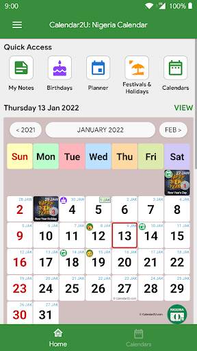 Nigeria Calendar 2024 screenshot 1