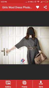 Girl Wool Dress Photo Montage screenshot 1