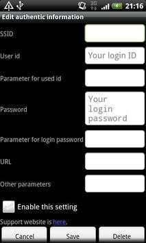 WlanLogin 6 تصوير الشاشة