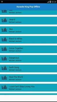 Karaoke King  Pop Offline screenshot 3