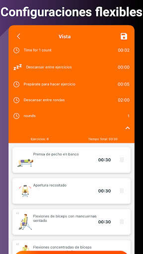 Entrenamiento con mancuernas screenshot 14