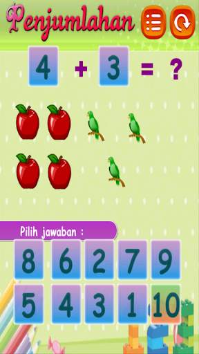 Game Edukasi Anak - Mudah Belajar Angka Berhitung screenshot 5