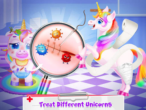 Unicorn Doctor - Save Jungle Pet Animals screenshot 2