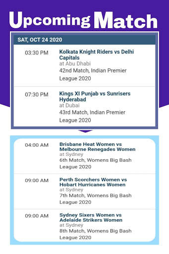 Live cricket 2020 : Live Streaming & Score App screenshot 3