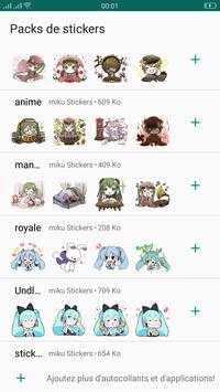 Stickers : Miku Stickers for WhatsApp screenshot 9