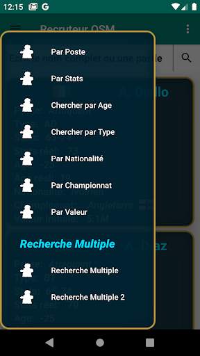 Recruteur OSM screenshot 1