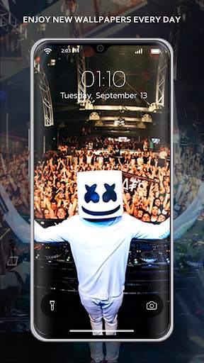 Marshmello Wallpaper : Dj Man Background screenshot 6
