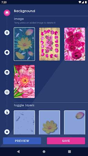 Flower Petals Live Wallpaper screenshot 1