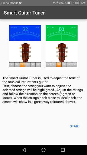 Smart Guitar Tuner screenshot 1