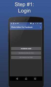 Picture Editor For Facebook screenshot 1