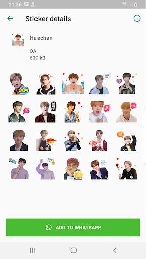 NCT Dream WAStickerApps KPOP Idol for Whatsapp screenshot 2