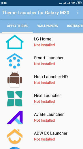 Theme Launcher for Samsung Galaxy M30 screenshot 3