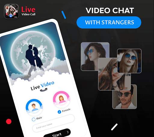 Live Video Call - Girls Random Video Chat screenshot 1
