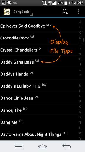 Pickin' and Grinnin' Songbook screenshot 5