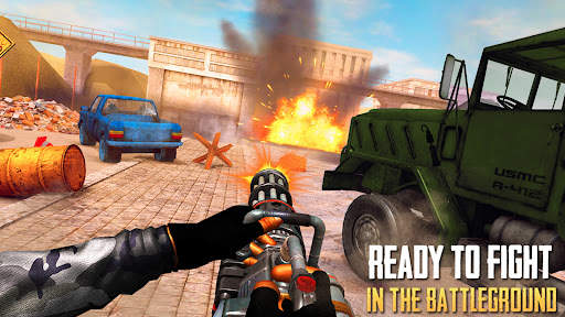 Desert War Strike: 3D Gun Game screenshot 3