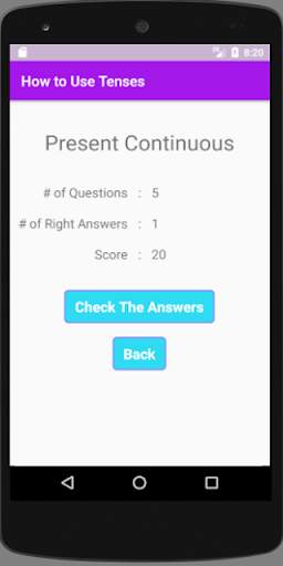 How to Use Tenses screenshot 5