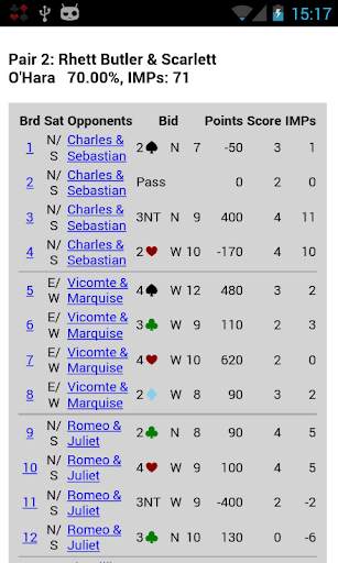 Bridge Scorer screenshot 10