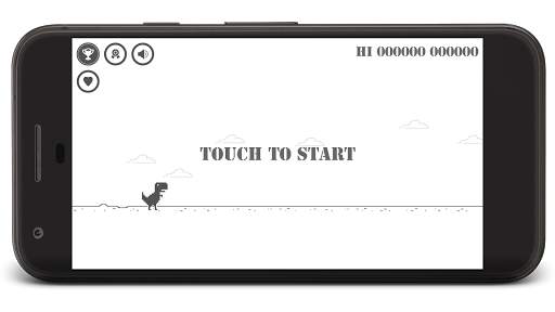 Offline Dino Runner screenshot 2