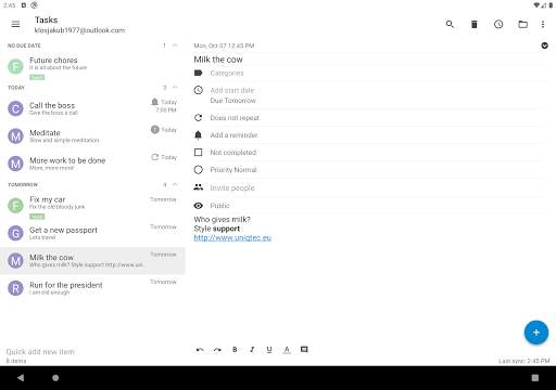 Tasks & Notes screenshot 3