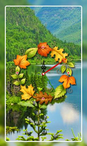 Nature Clock Live wallpaper screenshot 5