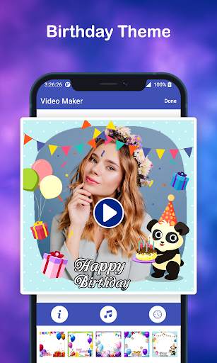 Birthday Effect Video Maker screenshot 2