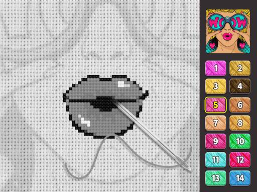 Cross Stitch: Color by Number screenshot 13