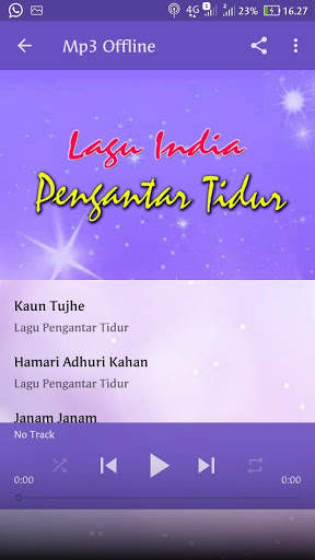 Lagu India Syahdu | Pengantar Tidur Mp3 Offline screenshot 2