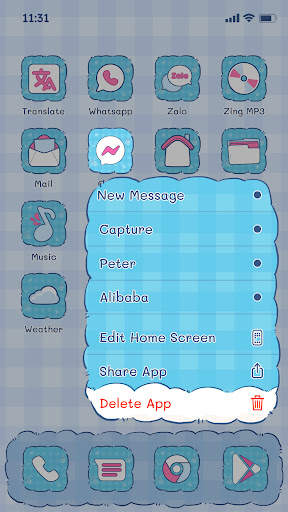 Wow Rabbit Theme  - Icon Pack screenshot 5
