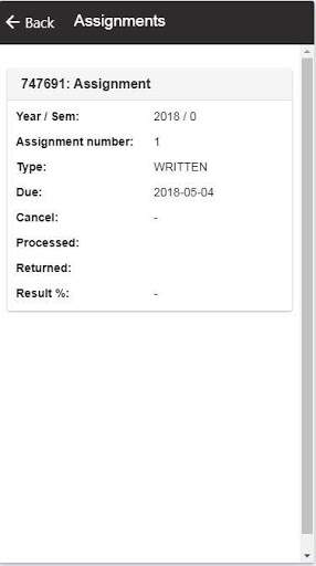UNISA MCQ App screenshot 7