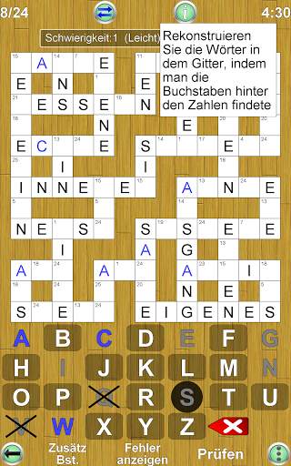 Kreuzwort Zahlenrätsel screenshot 17