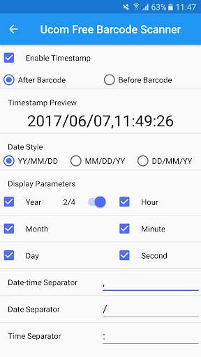 Ucom Free Barcode Scanner скриншот 7