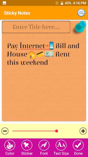 Cool Notepad Rich Text Editor to Write Fancy Notes screenshot 5