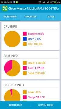 Clean Master Mobile screenshot 1