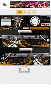 Livery Bus PO Haryanto screenshot 3