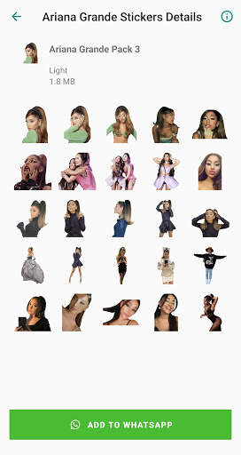 Ariana Grande Stickers App screenshot 4
